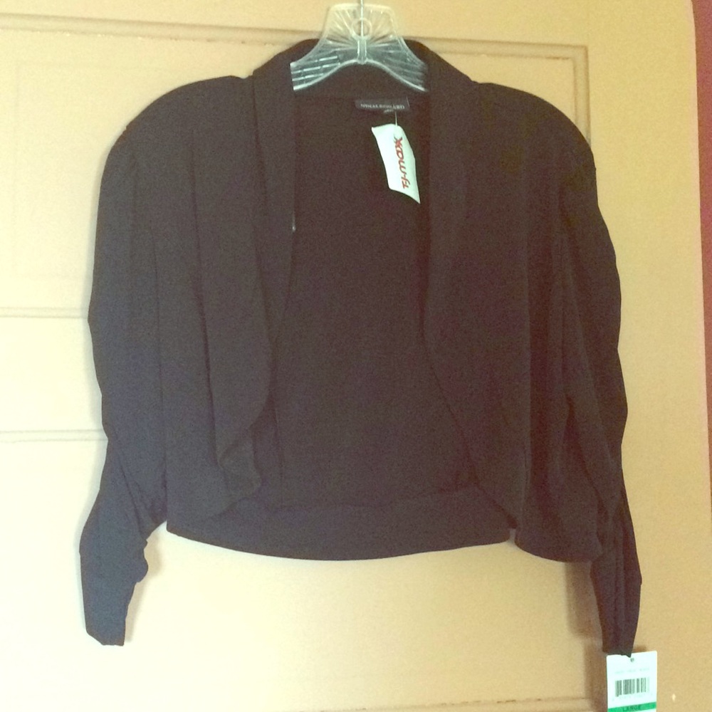 💚2 for $20💚silky little black shrug🌹